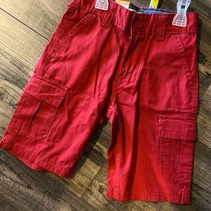 Boys Levi’s Red Cargo Shorts Size 7 New With Tags